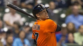 Outfielder&nbsp;Giancarlo Stanton.