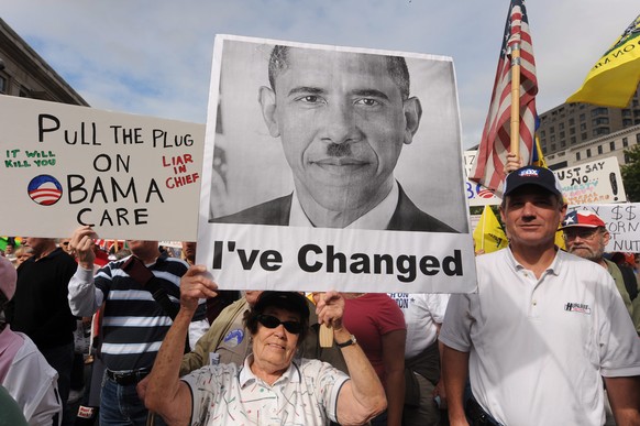 Tea-Party-Protest gegen Obama.