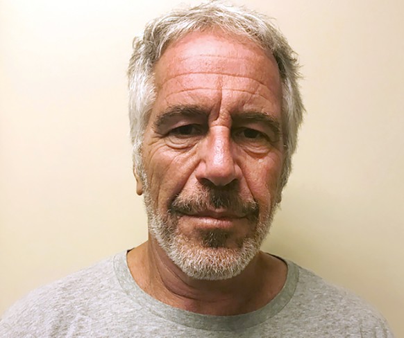 FILE - This March 28, 2017, file photo, provided by the New York State Sex Offender Registry shows Jeffrey Epstein. A judge is expected to discuss plans for the unsealing of more court records in a ci ...