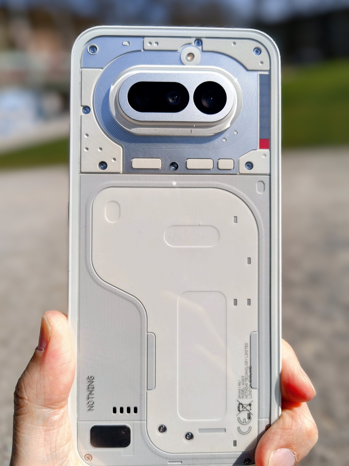 Das Nothing Phone 4a, geknipst mit dem Nothing Phone 4a Pro.