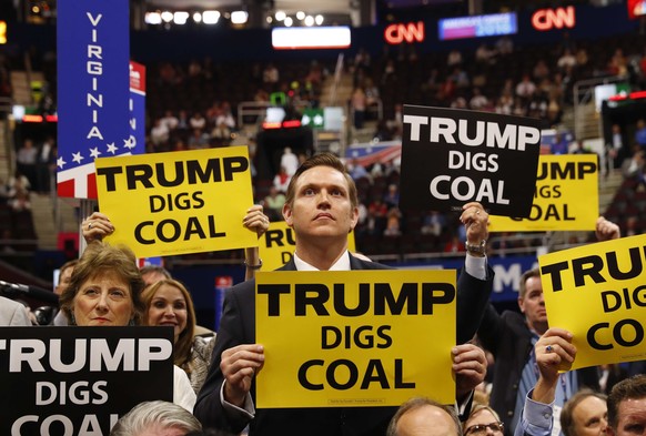 Haben auf Trump gesetzt: Kohle-Kumpels in West Virginia.