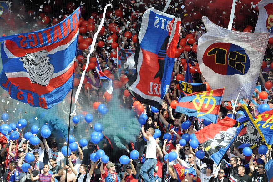 In Basel wurde schon vor dem Spiel gefeiert.