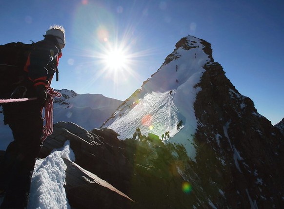 Die Dufourspitze, der h