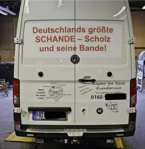 Autoaufkleber von Wutbürgern