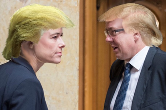 Budget-Debatte im Nationalrat: Bürgerliche geben den Ton an
Frau Gössi und Herr Rösti haben sich passend zu ihren Budgetplänen eine neue Frisur zugelegt.