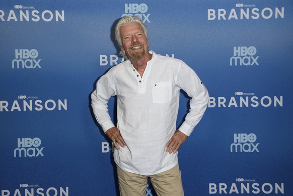 Sir Richard Branson attends the HBO docuseries &quot;Branson&quot; premiere at the HBO Screening Room on Tuesday, Nov. 29, 2022, in New York. (Photo by Christopher Smith/Invision/AP)