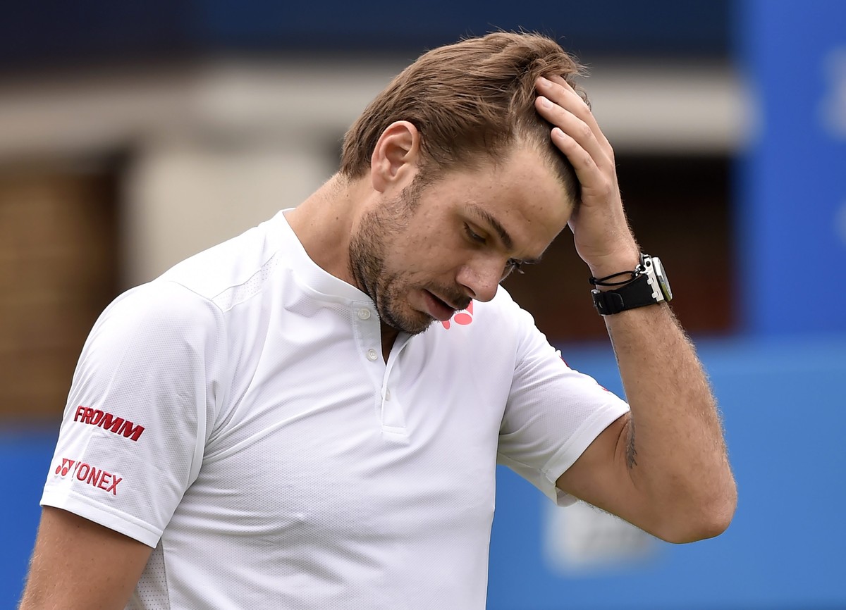 Nicht gut: Wawrinka fliegt in Queen's in der ersten Runde raus.