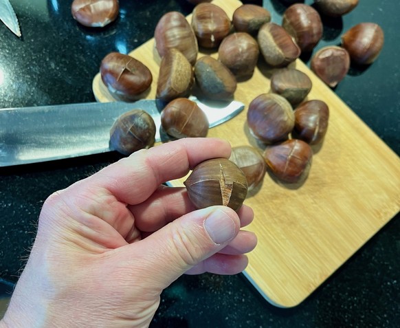 Olivers Urgrossmutters Kastanienkuchen. Ein Selbsttest.