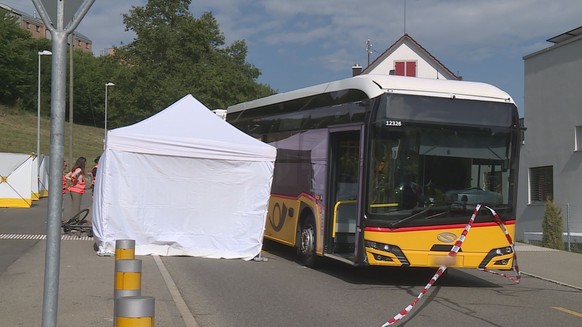Hier kam es zum Unfall.