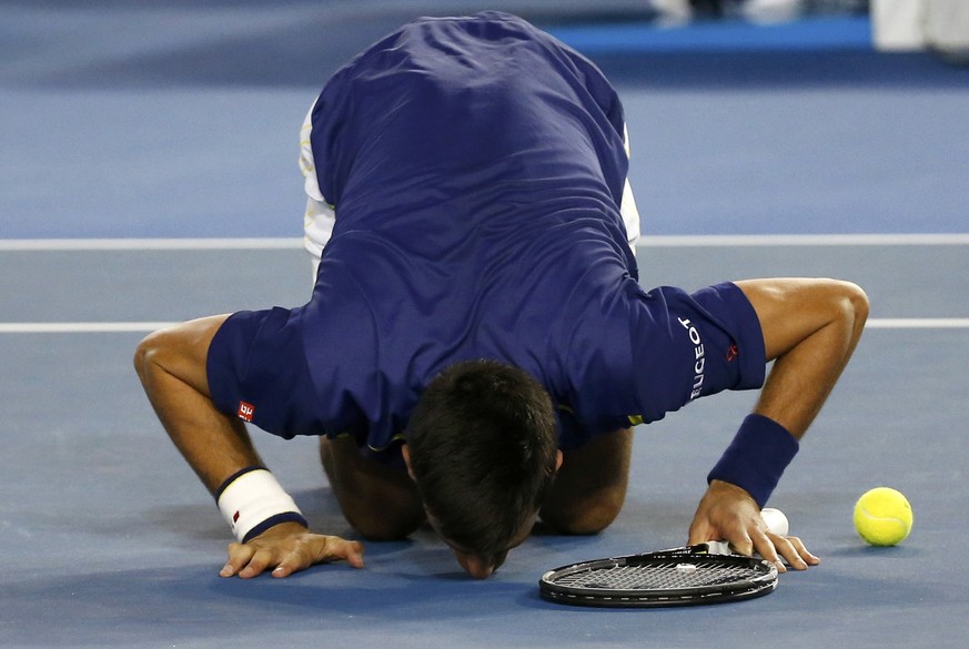 Dieser Boden liegt ihm: Zum sechsten Mal gewinnt Novak Djokovic das Australian Open.