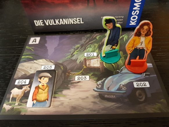 Spielsituation die Vulkaninsel