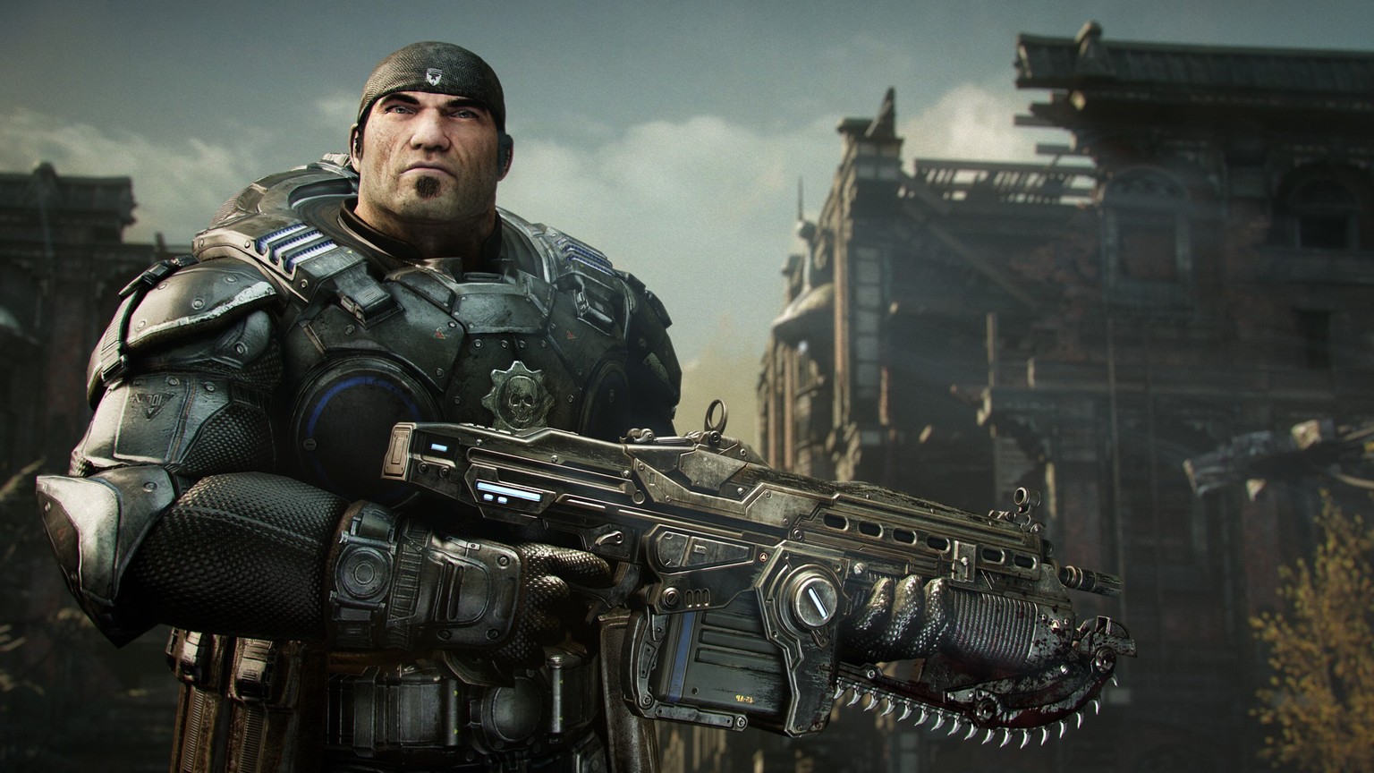 Protagonist Marcus Fenix besteht immer noch aus Muskeln und Testosteron.