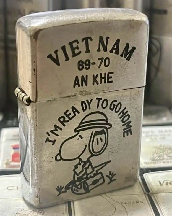 Vietnam War Zippo Lighters
https://www.instagram.com/p/DRg40vDjprC/?img_index=10&amp;igsh=c2Z4NmQ4Nng3MHQz