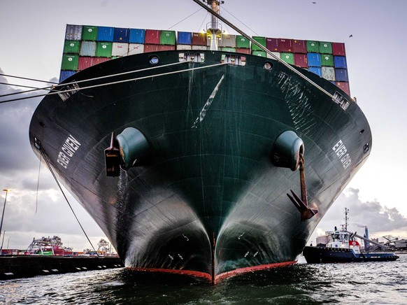Die «Ever Given», eines der grössten Containerschiffe der Welt.