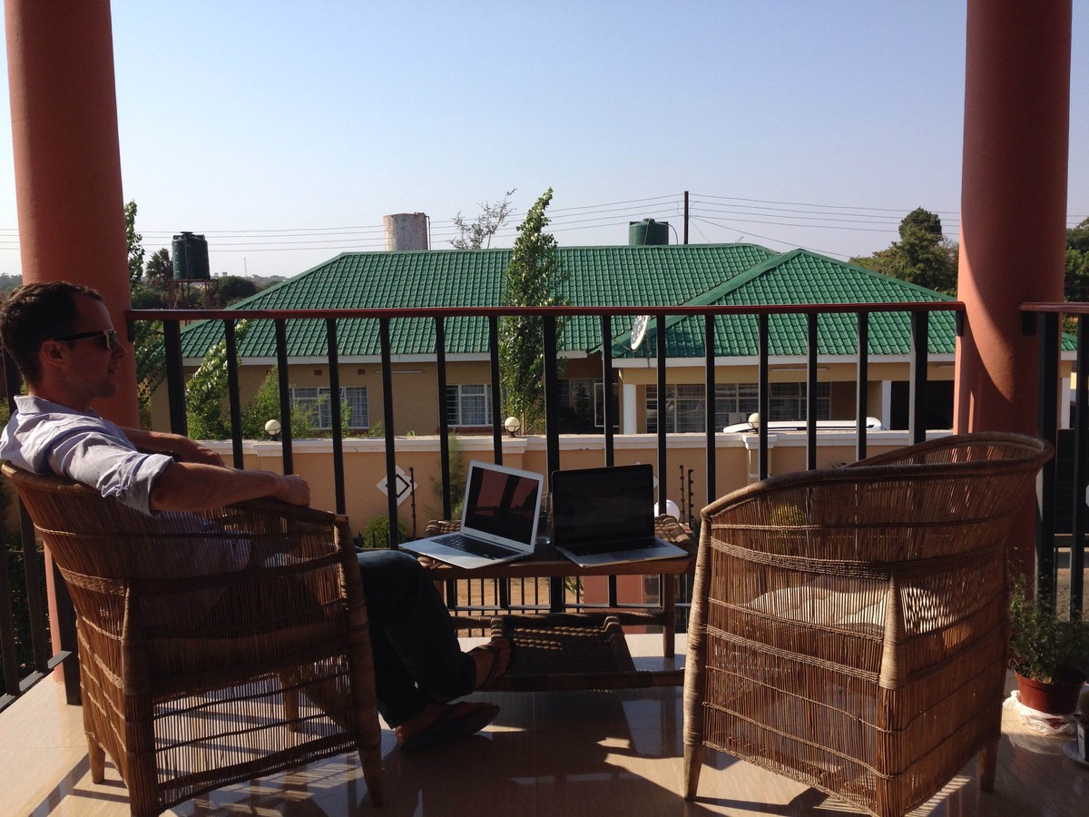 Unser kleiner Balkon. Ein herrlicher Ort.
