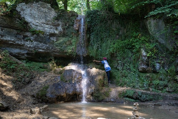 Linner Fall Wasserfall Linn Aargau grösster des Kantons Aargau