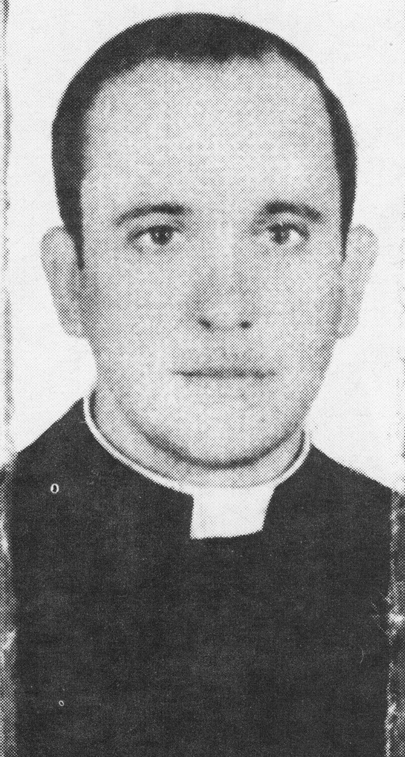 In this picture taken in 1973 and released by journalist Sergio Rubin, then priest Jorge Mario Bergoglio, actual Cardinal and Archbishop of Buenos Aires, Argentina, posse for a picture. Bergoglio, who ...