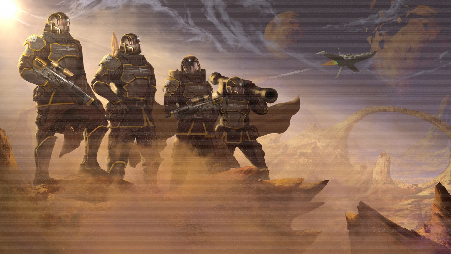 «Helldivers» lässt sich zu viert spielen.