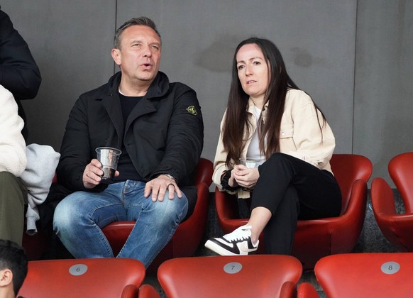 Foto Manuel Geisser 18.03.2023 Station Letzigrund Fusball Herren Super League FC Zuerich - FC Luzern. Bild : Andre Breitenreiter EC Trainer FC Zuerich Martina Moser Ex Nationalspielerin *** Photo Manu ...