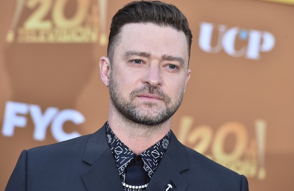 Justin Timberlake arrives at the Los Angeles premiere of &quot;Candy,&quot; Monday, May 9, 2022, at El Capitan Theatre. (Photo by Jordan Strauss/Invision/AP)
Justin Timberlake