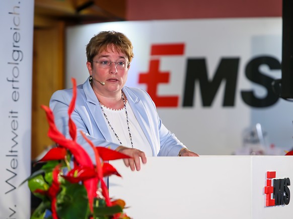 Tieferer Gewinn im Halbjahr: EMS-Chefin Magdalena Martullo-Blocher (Archivbild).