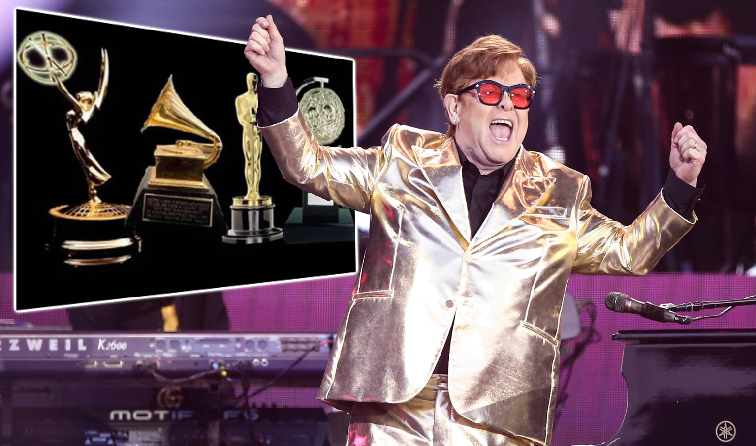 Der britische Musiker Elton John hat nun alle vier grossen Preise der US-Unterhaltungsindustrie gewonnen.