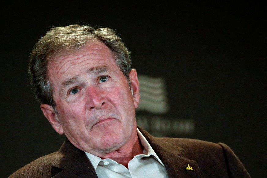 Lässt sich keines Besseren belehren: Alt-Präsident George W. Bush.