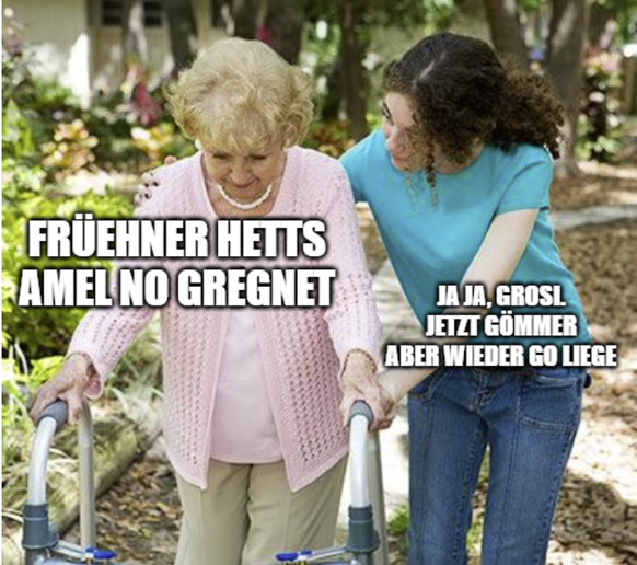 Regen – weisst du noch?