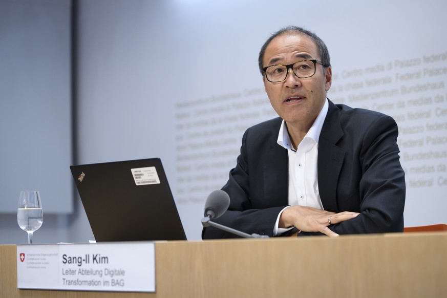 Wie geht es mit der Warn-App weiter? Sang-Il Kim, Leiter Abteilung Digitale Transformation beim Bundesamt für Gesundheit (BAG), gehört zu den Entscheidungsträgern.