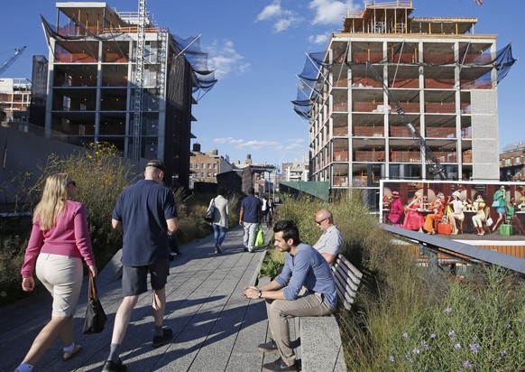 Neben der High Line entstehen Luxus-Wohnblocks.