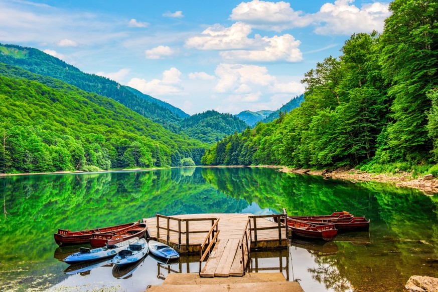 Ferienziele in Europa etwas unbekannt Biogradskoe lake