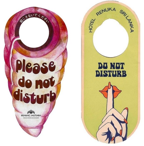 "Do Not Disturb” signs from hotels around the world, painstakingly put together by a collector named Eduardo of Turin, Italy.
https://www.flickr.com/photos/11068524@N04/