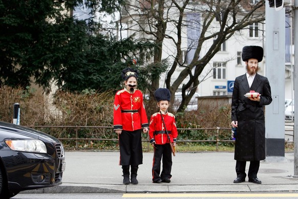 Purim-Fest in Wiedikon ZH: Jüdische Verbände in der Schweiz warnen vor Anstieg antisemitisch motivierter Gewalt.