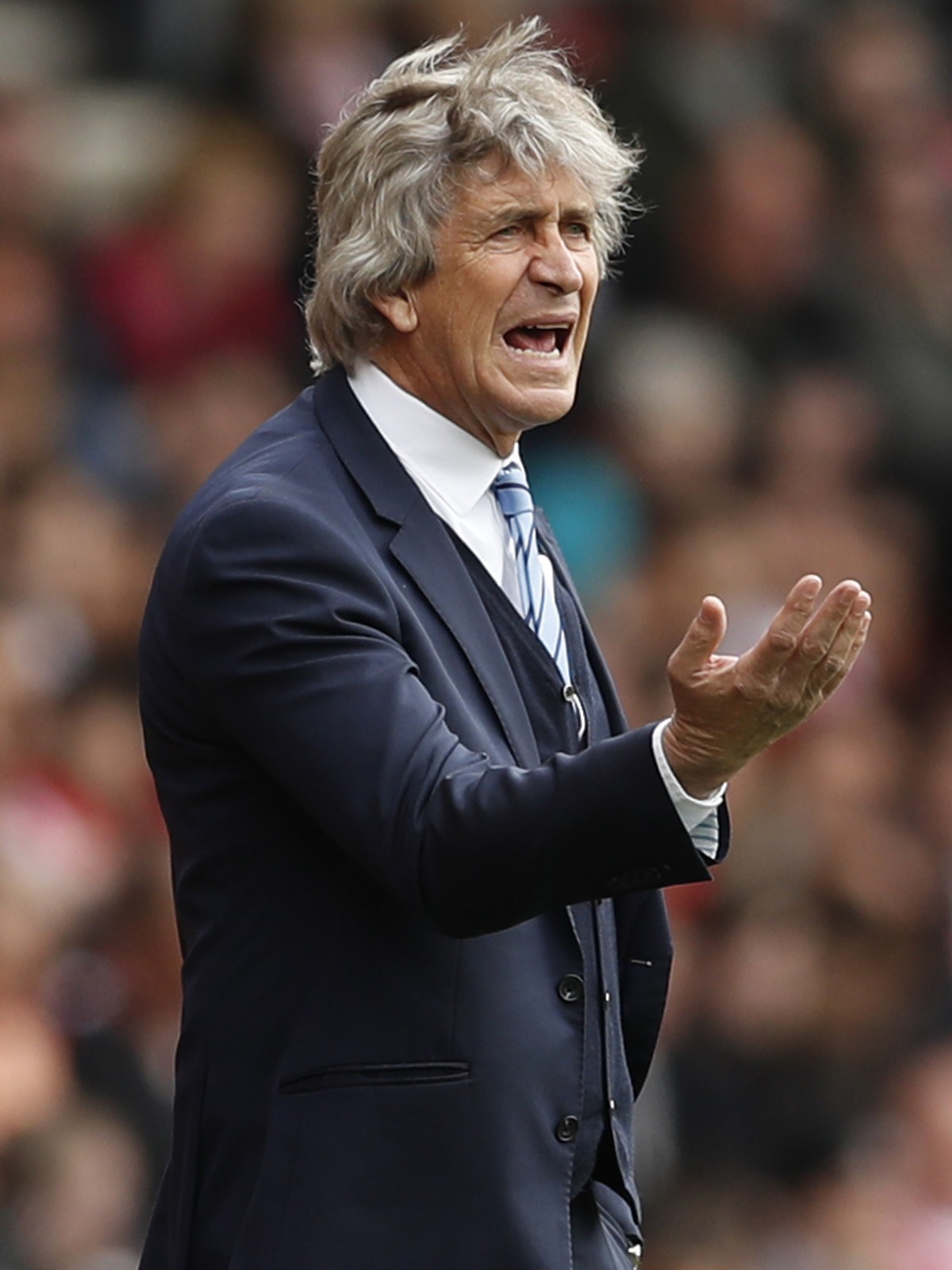 Sturmfrisur: Pellegrini will ManCity erstmals in den CL-Final führen.