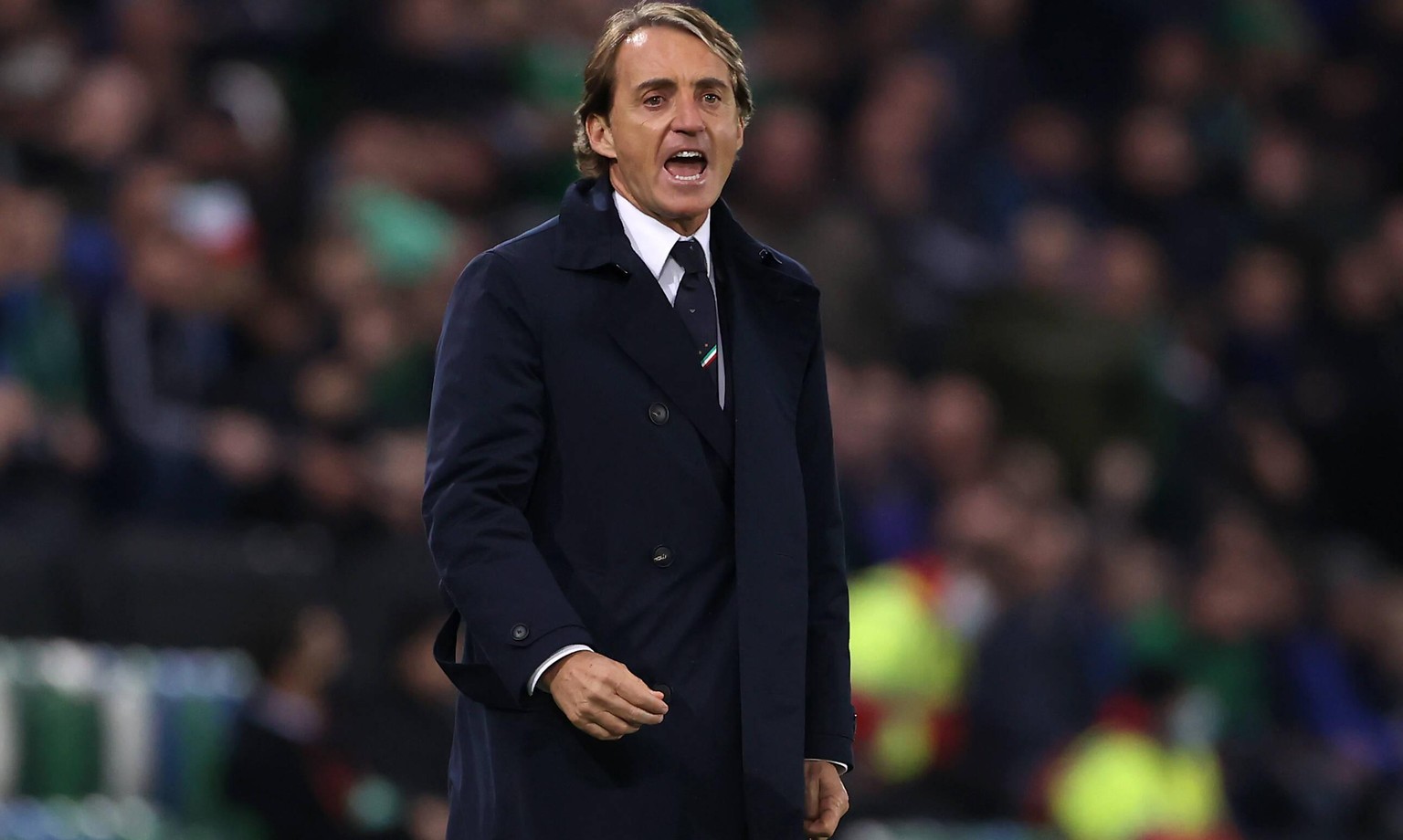 Italien-Trainer Roberto Mancini ist überzeugt, dass seine Mannschaft an der WM dabei sein wird.