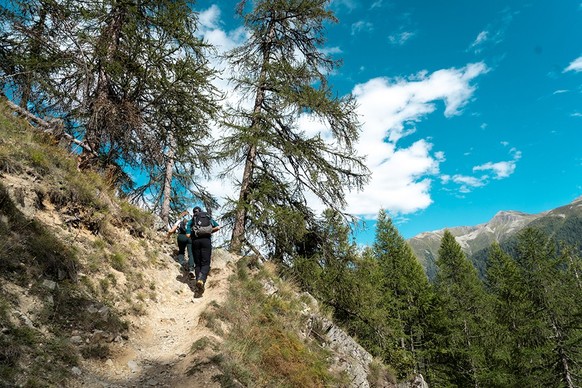 Gommer Höhenweg Blitzingen Rauszeit Herbstwanderungen