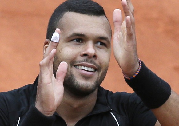 Tsonga liefert dem Publikum in Paris eine klasse Show.