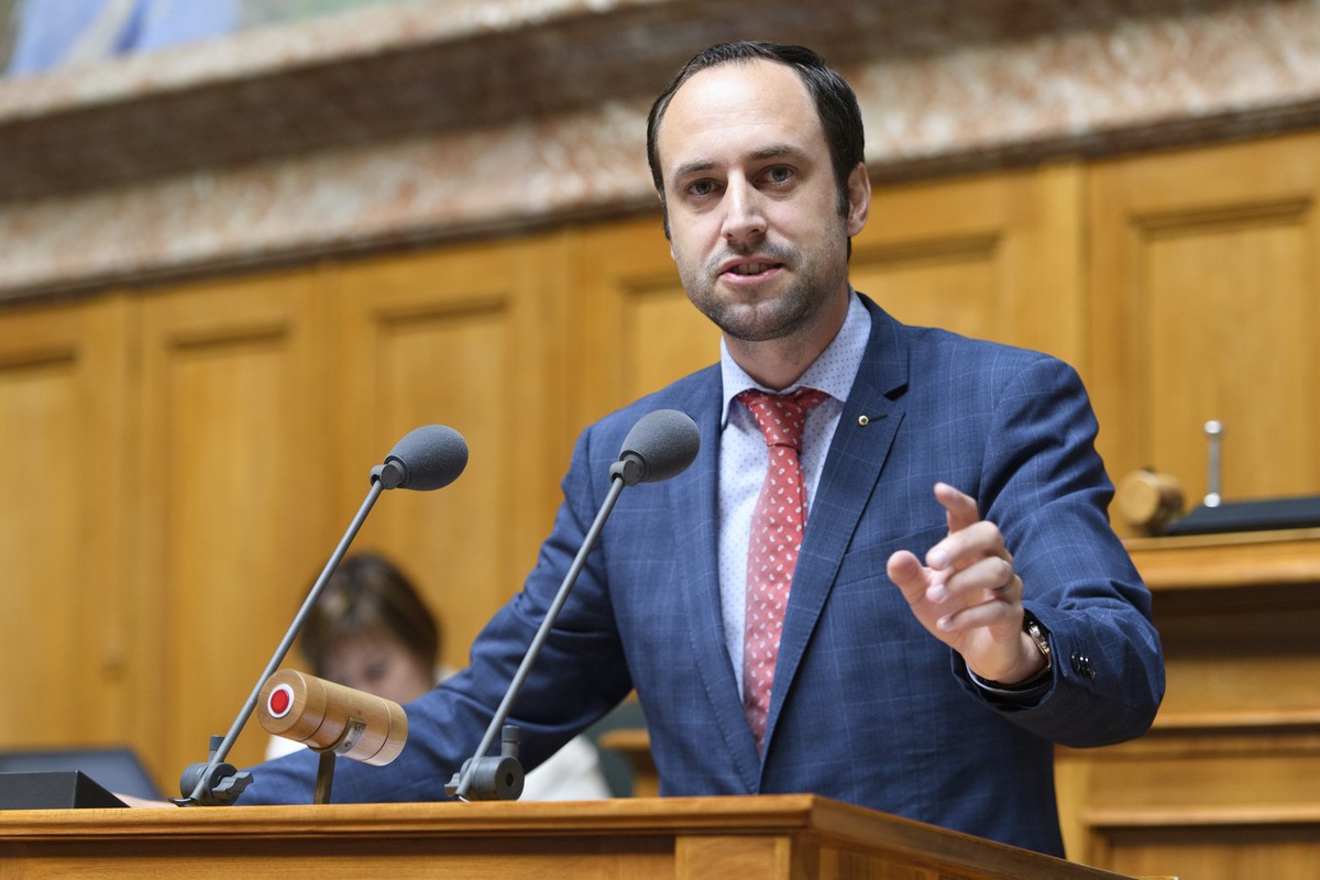 Christian Wasserfallen, FDP-BE, spricht an der Sommersession der Eidgenoessischen Raete, am Dienstag, 12. Juni 2018 im Nationalrat in Bern. (KEYSTONE/Anthony Anex)