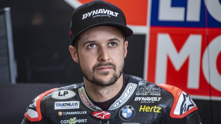 Der Schweizer Moto GP2 Motorradrennfahrer Tom Luethi, vom Dynavolt Intact GP-Team, anlaesslich der offiziellen Moto GP 2 Testtage, auf der Rennstrecke in Jerez, Spanien, am Freitag 22. Februar 2019. ( ...