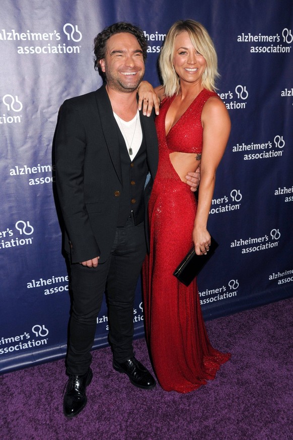 Johnny Galecki, Kaley Cuoco. 24th Annual A Night At Sardi s Benefit Gala for the Alzheimer s Association held at The Beverly Hilton Hotel. Photo Credit: Byron Purvis/AdMedia Beverly Hills CA United St ...
