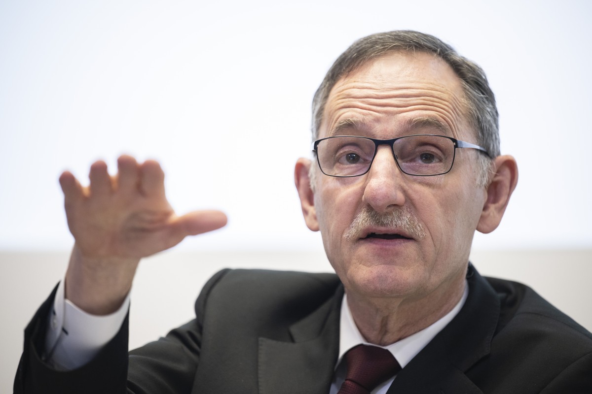 Regierungsrat Mario Fehr, Vorsteher der Sicherheitsdirektion, informiert ueber den den aktuellen Stand im Asyl- und Fluechtlingsbereich im Kanton und in den Gemeinden des Kantons Z