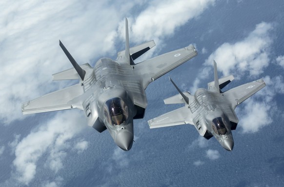 Ein undatiertes Foto zweier F-35B der britischen Luftwaffe.