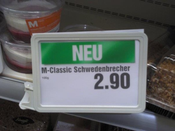 Â«EinfÃ¼hrungspreis auf GleitgelÂ» und 13 andere Lustigkeiten von Schweizer SupermÃ¤rkten
Wenigstens bricht die Migros keine Schweden mehr...