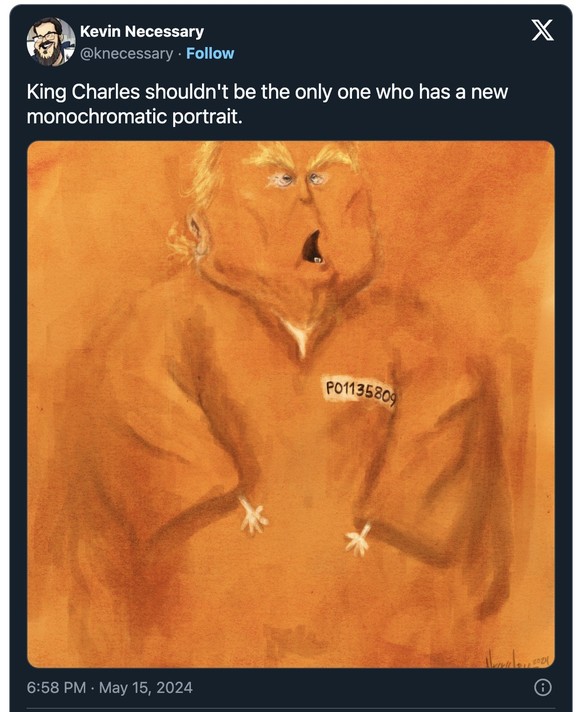 Trump-Karikatur