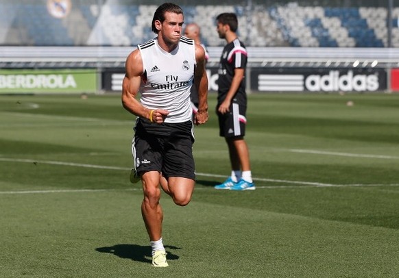 Gareth Bale im Training von Real Madrid im August 2014