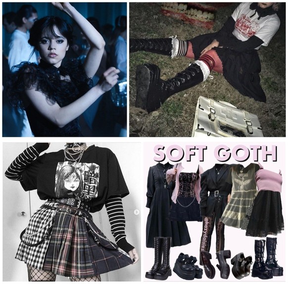 soft goth aesthetic