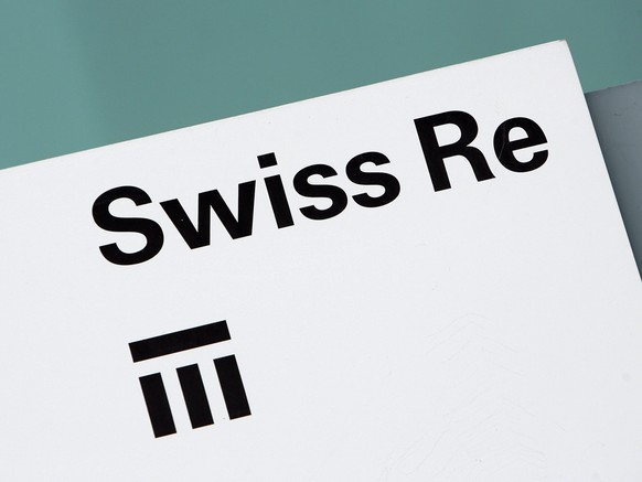 epa09020910 (FILE) - A file photograph showing the logo of the Swiss reinsurance company Swiss Re, at the main building of the company in Zurich, Switzerland, 19 November 2007 (reissued 18 February 20 ...