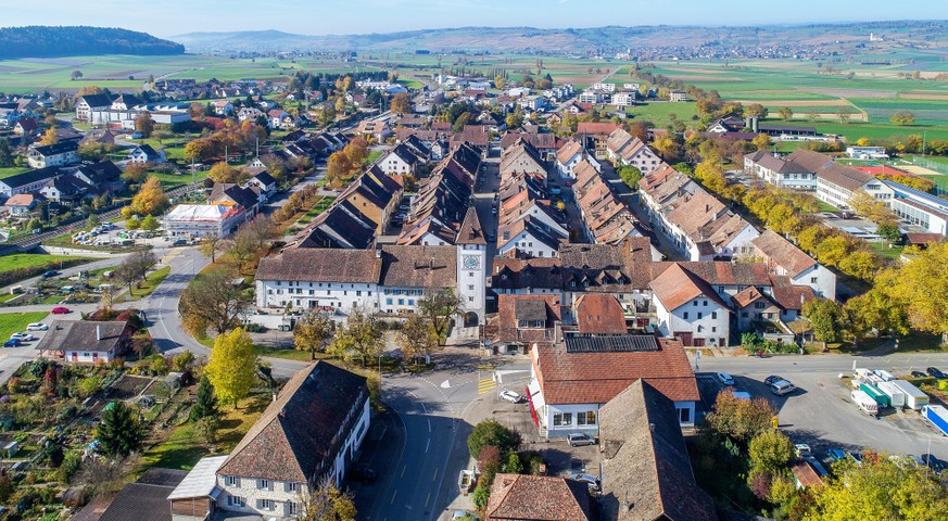 Panorama Neunkirch, welches auf der Chlaeggi Route liegt Rauszeit Wundersame Orte der Schweiz