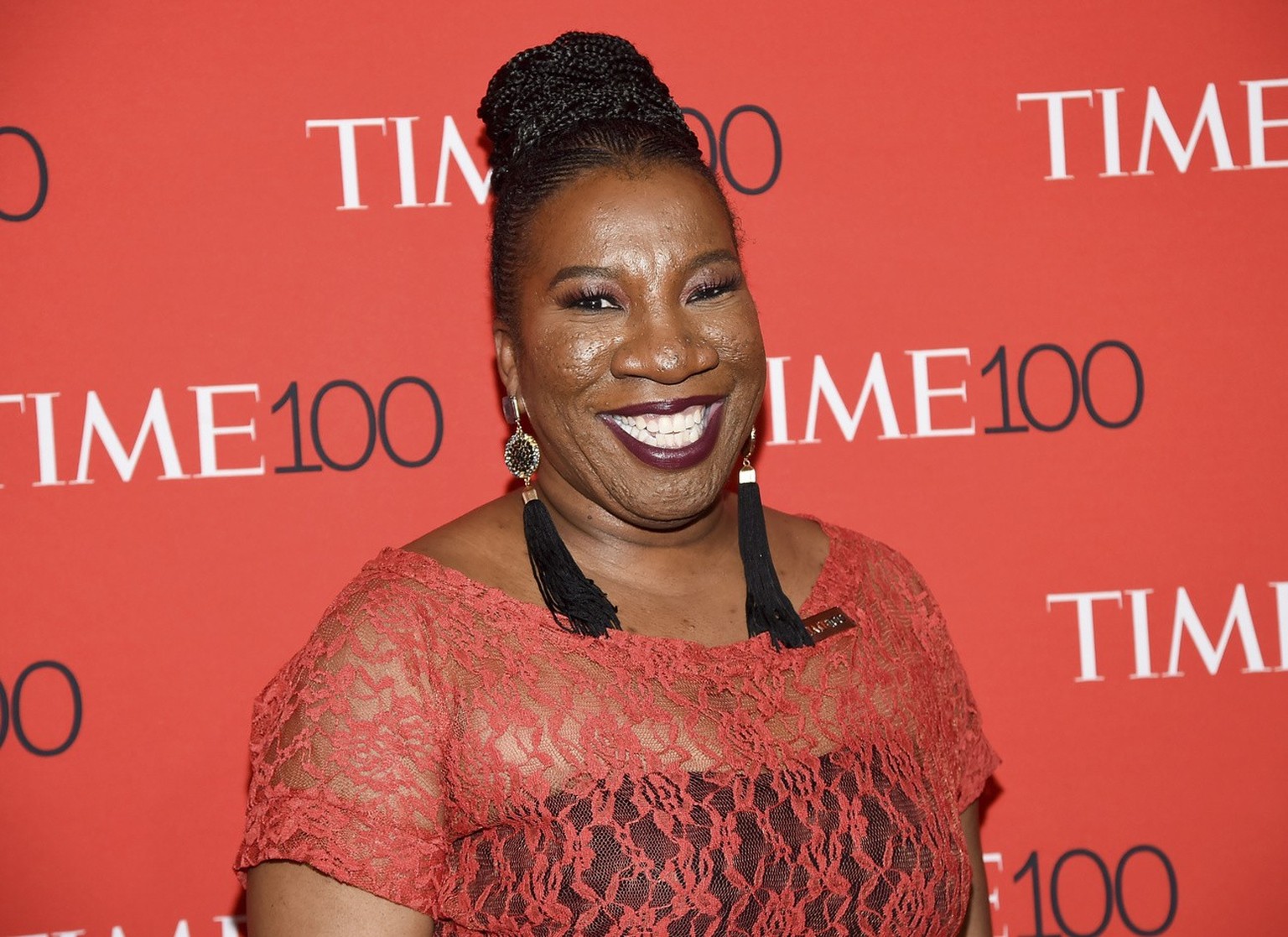 In this April 24, 2018 file photo, social activist Tarana Burke, founder of the #MeToo movement, attends the Time 100 Gala celebrating the 100 most influential people in the world in New York. Burke,  ...