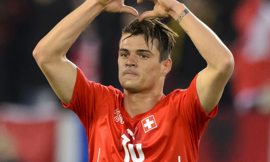 Tor geschossen, aber Rippe gebrochen: Durchzogene Bilanz von Granit Xhaka nach dem EM-Qualispiel gegen Estland.